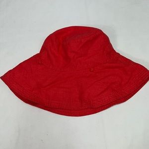 2277 womens condura red and white bucket hat